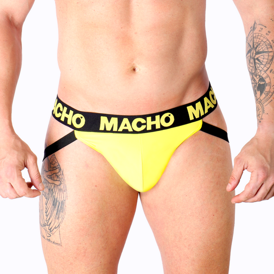 MACHO - MX25A JOCK LYCRA YELLOW XL - S - 1