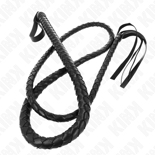 KINK - LONG BLACK SNAKE WHIP 210 CM - 1