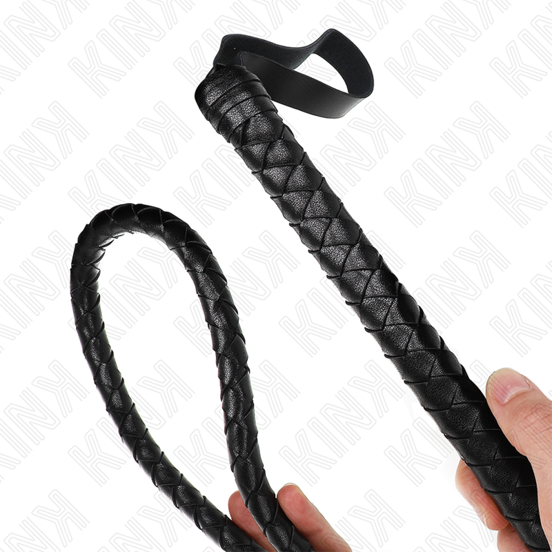 KINK - LONG BLACK SNAKE WHIP 210 CM - 2