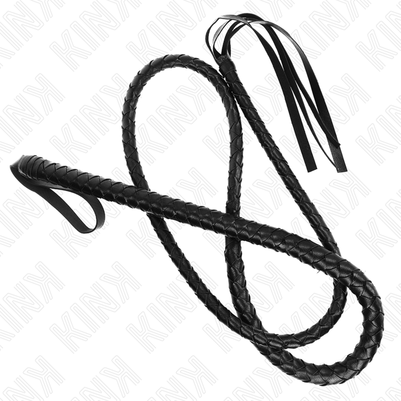 KINK - LONG BLACK SNAKE WHIP 210 CM - 4