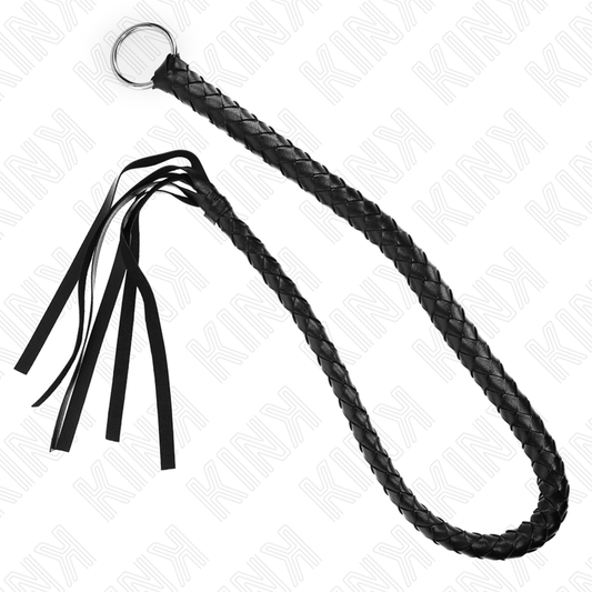 KINK - SNAKE WHIP WITH BLACK HAND RING 65 CM - 1