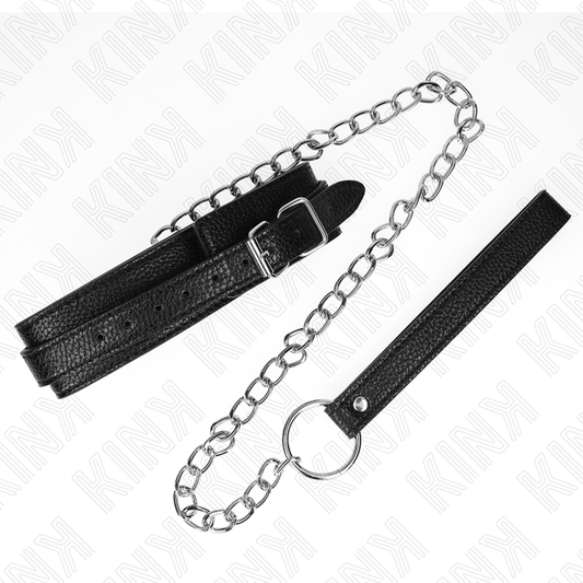 KINK - SNAKE PATTERN NECKLACE WITH LEASH 65 CM - 1