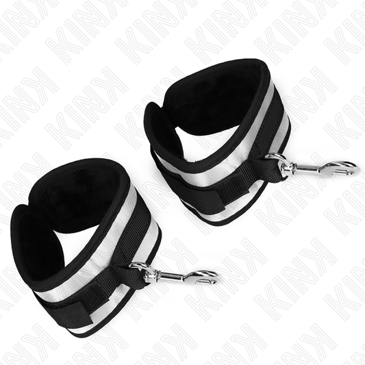 KINK - NEOPRENE WRIST CUFFS GREY 23 X 5 CM - 1