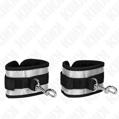 KINK - NEOPRENE WRIST CUFFS GREY 23 X 5 CM - 3