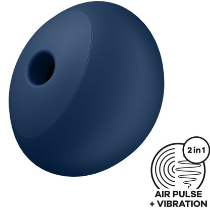 SATISFYER - AIR POWER 4 STIMULATOR & VIBRATOR 12 VIBRATIONS BLUE - 9