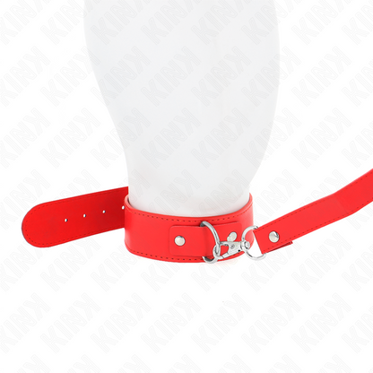 KINK - NECKLACE WITH BELT 116 CM ROJO STRAP ADJUSTABLE 32-50 CM X 8 CM - 4