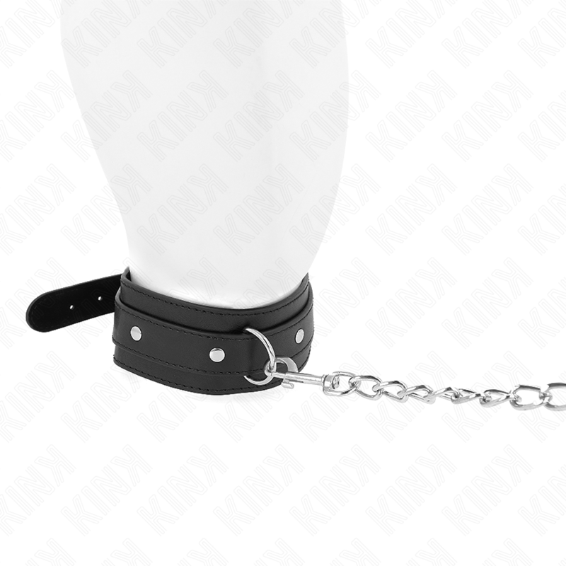 KINK - NECKLACE WITH LEASH 65 CM 1 RING ADJUSTABLE 38-49 CM X 5 CM - 3
