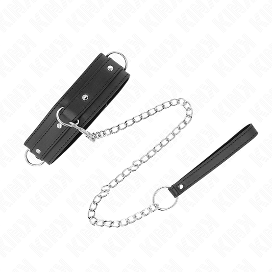 KINK - NECKLACE WITH LEASH 65 CM 3 RING MODEL 1 ADJUSTABLE 38-49 CM X 5 CM - 1