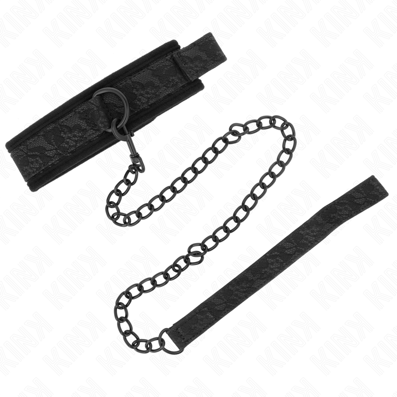 KINK - BASIC MODEL COLLAR WITH LEASH 77 CM MODEL 5 AJUSTABLE 34-54 CM X 5 CM - 6