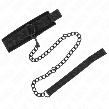 KINK - BASIC MODEL COLLAR WITH LEASH 77 CM MODEL 5 AJUSTABLE 34-54 CM X 5 CM - 6