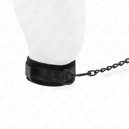 KINK - BASIC MODEL COLLAR WITH LEASH 77 CM MODEL 5 AJUSTABLE 34-54 CM X 5 CM - 5