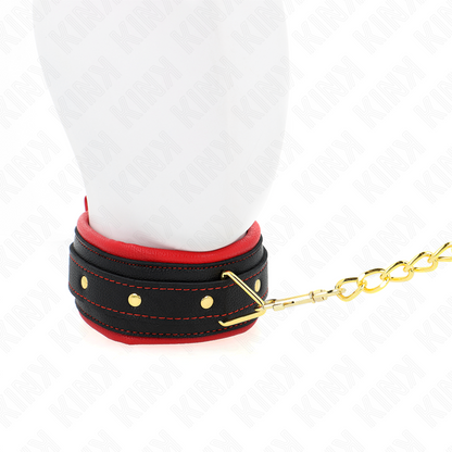 KINK - COLLAR WITH PLAIN FABRIC LEASH ADJUSTABLE 33-48 CM X 5.7 CM - 3