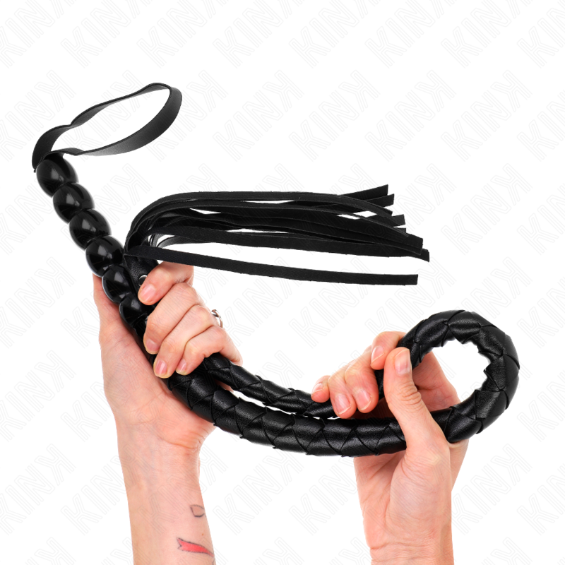 KINK - BEADED SNAKE WHIP 80 CM - 2