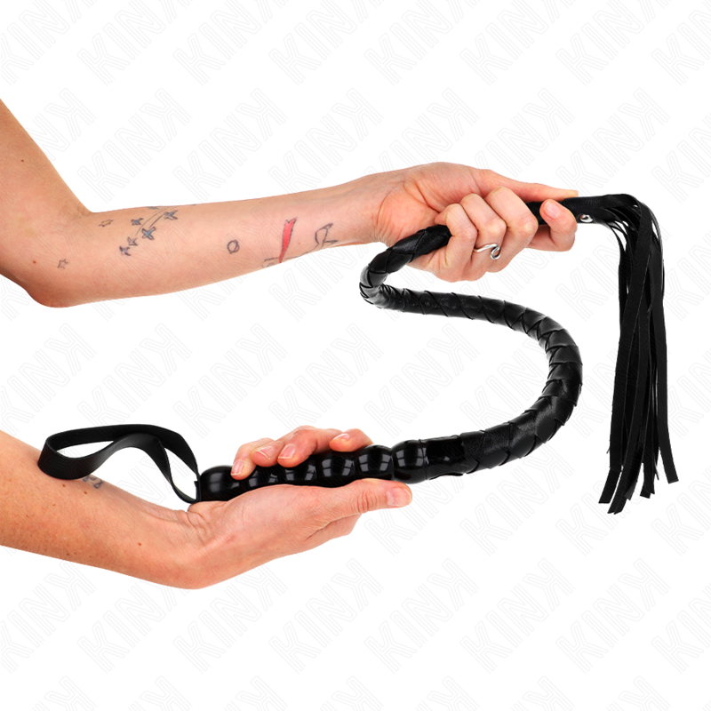 KINK - BEADED SNAKE WHIP 80 CM - 3