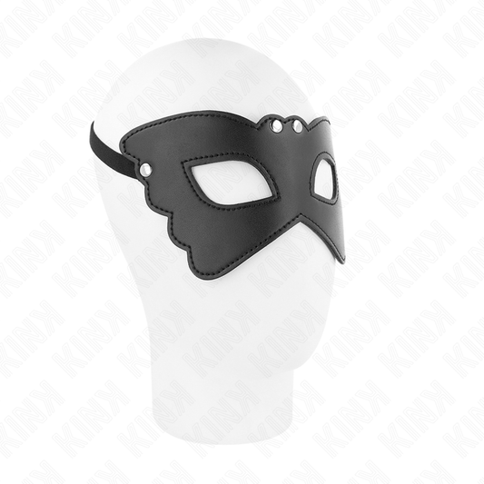 KINK - BUTTERFLY SHAPED LEATHERETTE MASK 20 x 9 CM - 1