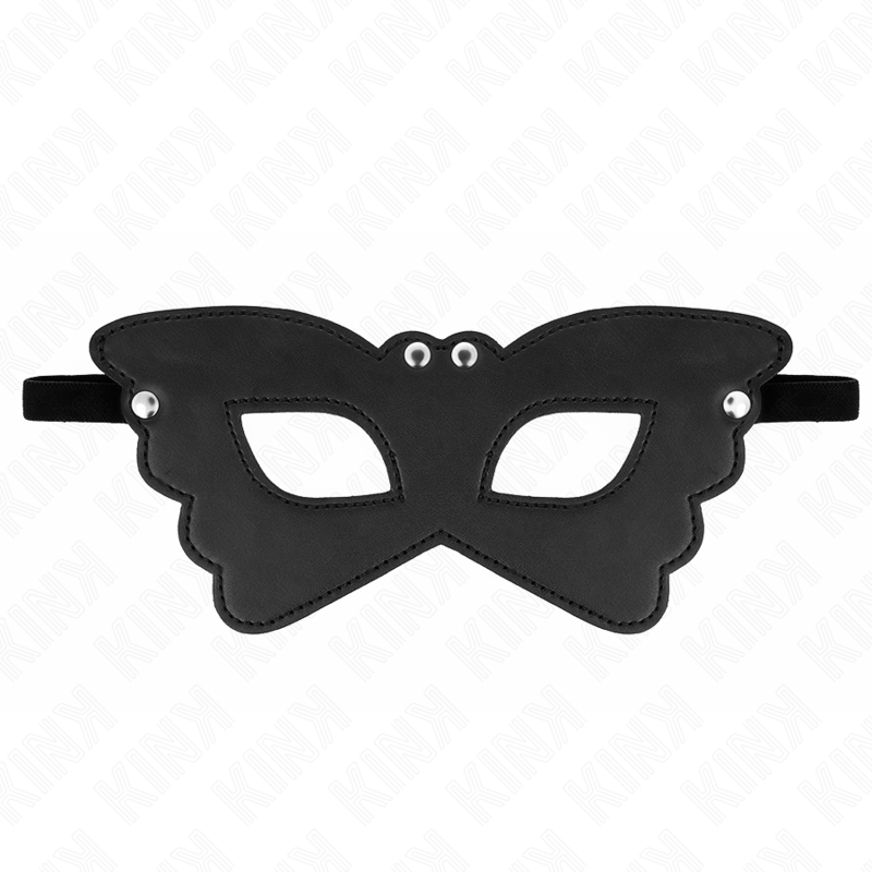 KINK - BUTTERFLY SHAPED LEATHERETTE MASK 20 x 9 CM - 4
