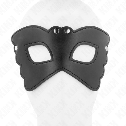 KINK - BUTTERFLY SHAPED LEATHERETTE MASK 20 x 9 CM - 3