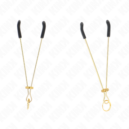 KINK - THIN NIPPLE CLAMPS GOLD 7 CM - 1