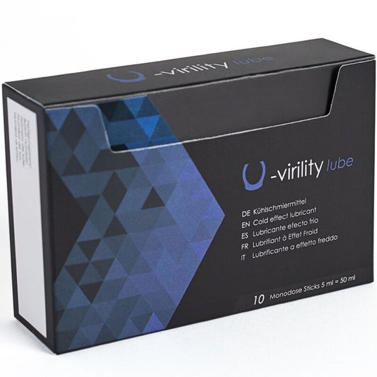 500 COSMETICS - U-VIRILITY LUBE COLD EFFECT LUBRICANT 10 X 5 ML - 1