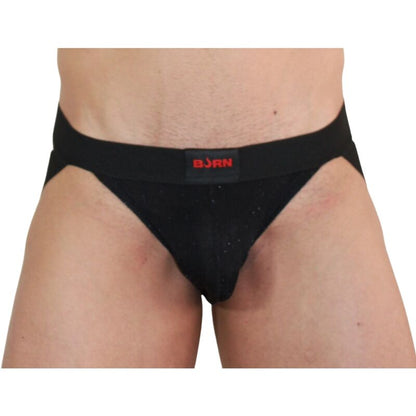 BURN - 003 JOCK SHINY BLACK XL - 1