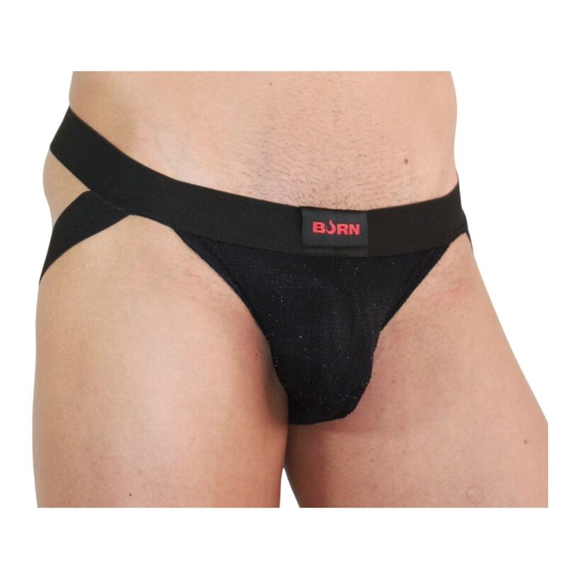 BURN - 003 JOCK SHINY BLACK XL - S - 2