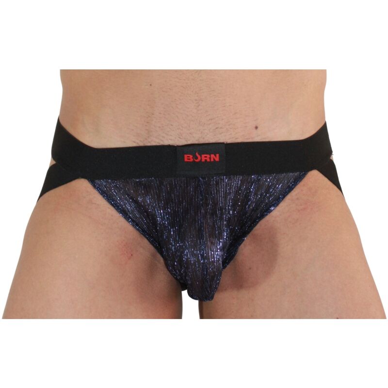BURN - 006 JOCK SHINY BLUE / BLACK XL - 1