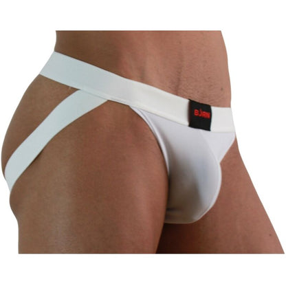 BURN - 007 JOCK LYCRA WHITE XL - L - 8