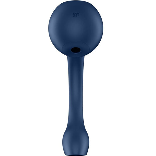 SATISFYER - PRO+ WAVE 4 GE POINT STIMULATOR AIR PULSE FREE APP DARK BLUE