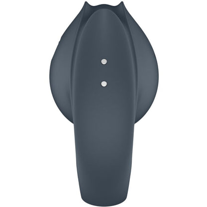 SATISFYER - PERFECT PAIR 2 MULTIVIBRATOR 2 IN 1 COCK RING AND FINGER STIMULATOR GREY