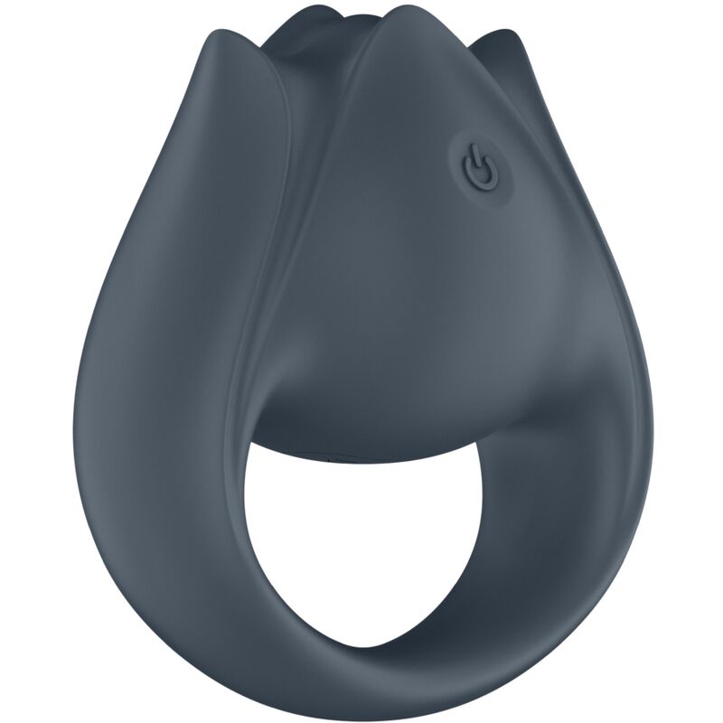 SATISFYER - PERFECT PAIR 2 MULTIVIBRATOR 2 IN 1 COCK RING AND FINGER STIMULATOR GREY