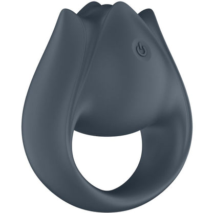 SATISFYER - PERFECT PAIR 2 MULTIVIBRATOR 2 IN 1 COCK RING AND FINGER STIMULATOR GREY