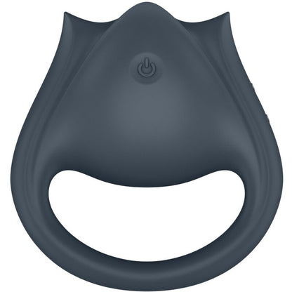 SATISFYER - PERFECT PAIR 2 MULTIVIBRATOR 2 IN 1 COCK RING AND FINGER STIMULATOR GREY