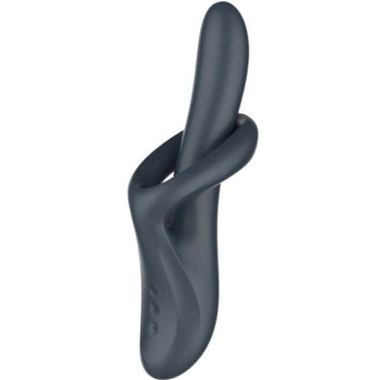 SATISFYER - HEAT FLEX 4 HEAT EFFECT VIBRATOR 12 VIBRATIONS GREY - 1