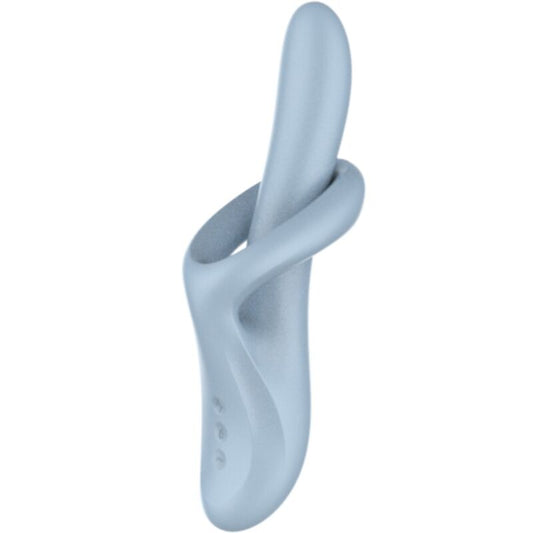 SATISFYER - HEAT FLEX 4 HEAT EFFECT VIBRATOR 12 VIBRATIONS BLUE - 1