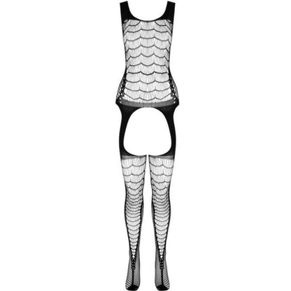 PASSION - BS 104 BODYSTOCKING BLACK ONE SIZE - 3