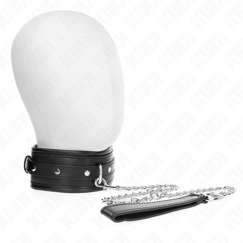 KINK - POLISHED BUCKLE STRAP NECKLACE 65CM 48.5CM X 5.3CM