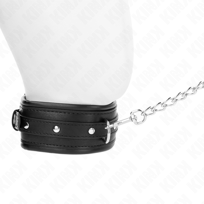KINK - POLISHED BUCKLE STRAP NECKLACE 65CM 48.5CM X 5.3CM