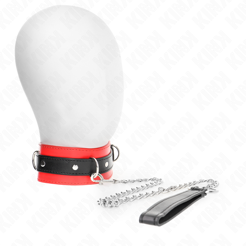 KINK - COLLAR WITH BELT 65 CM WITH STRAP RED 54 X 4.5 CM - 6