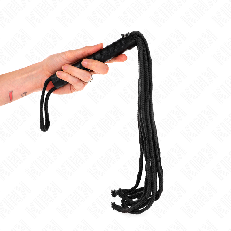 KINK - BLACK ROPE WHIP 56 CM - 5