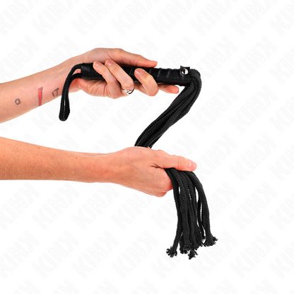 KINK - BLACK ROPE WHIP 56 CM - 4