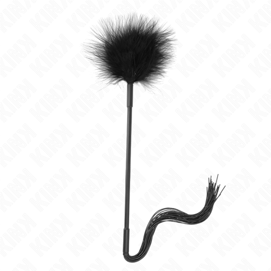 KINK - SILICONE WHIP WITH FEATHERS FOR TICKLE 47 CM - 1