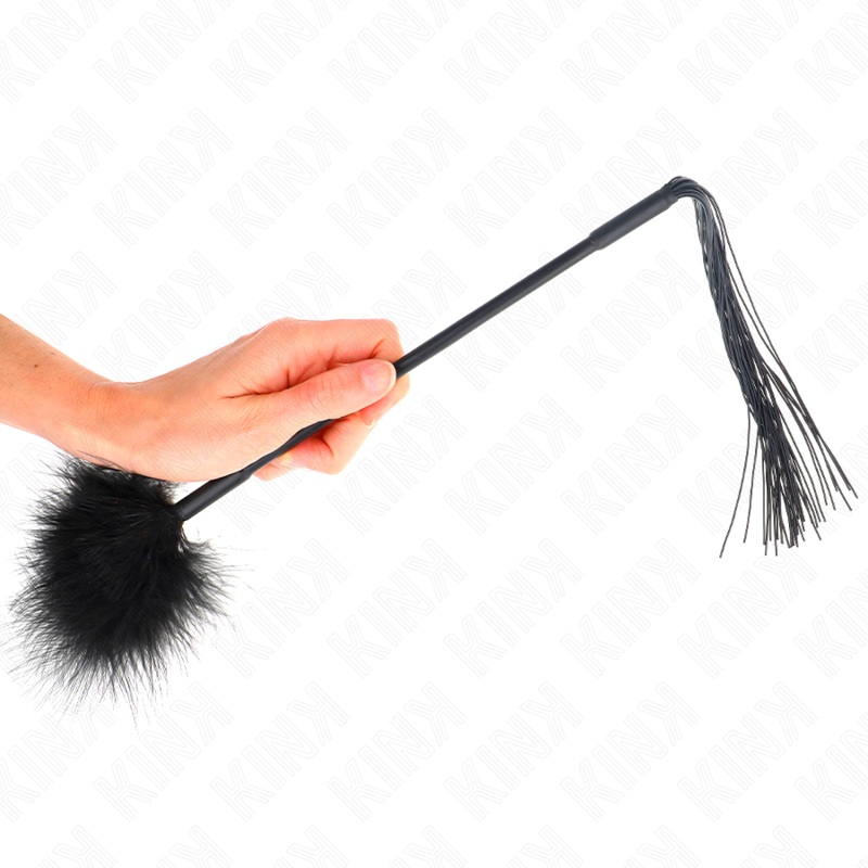 KINK - SILICONE WHIP WITH FEATHERS FOR TICKLE 47 CM - 5