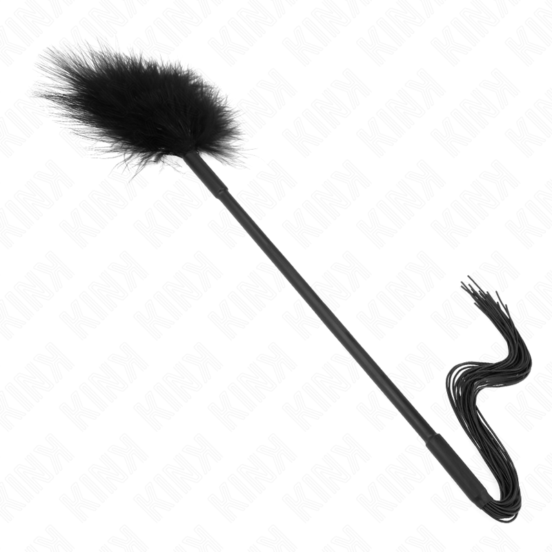 KINK - SILICONE WHIP WITH FEATHERS FOR TICKLE 47 CM - 2