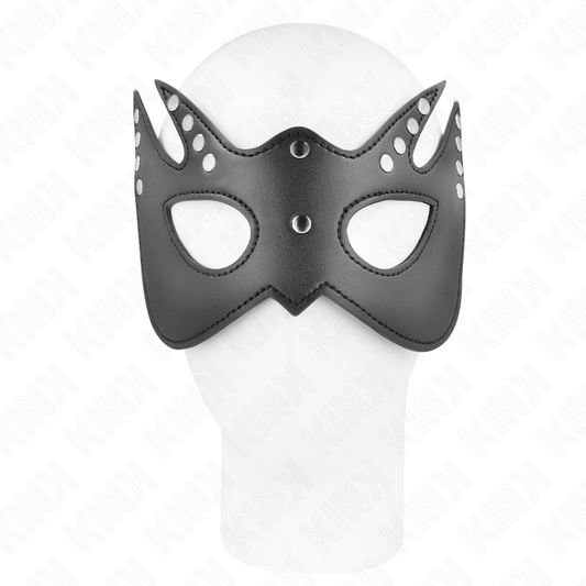 KINK - BAT MASK WITH RIVETS 23 x 15 CM - 1