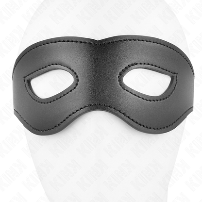 KINK - LEATHERETTE MASK MODEL 1 30 x 7 CM - 4