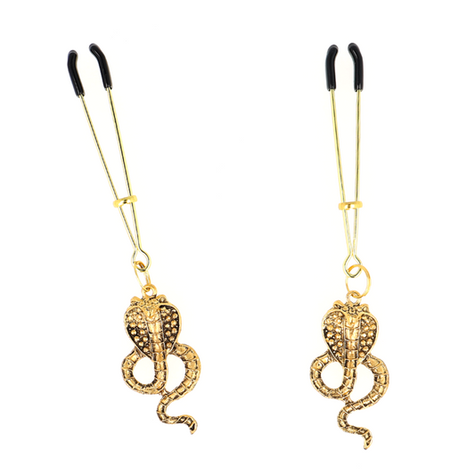 KINK - COBRA PENDANT NIPPLE CLAMPS 6 CM - 1