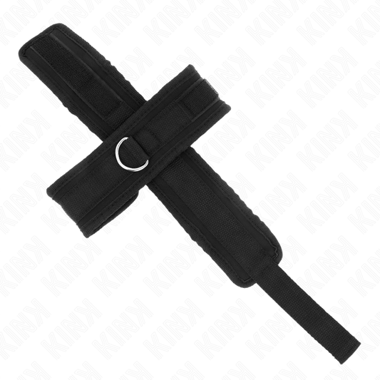 KINK - CROSS CUFFS BLACK 34 X 5.5 CM - 1