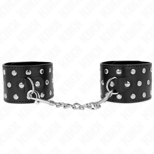 KINK - PUNK WRIST RESTRAINTS ADJUSTABLE 19-24 CM X 5.5 CM - 1