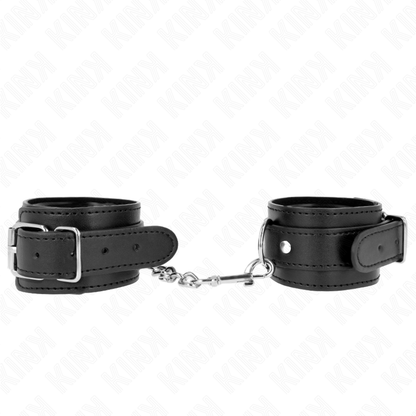 KINK - THIN WRIST RESTRAINTS BLACK ADJUSTABLE 21-33 CM - 1