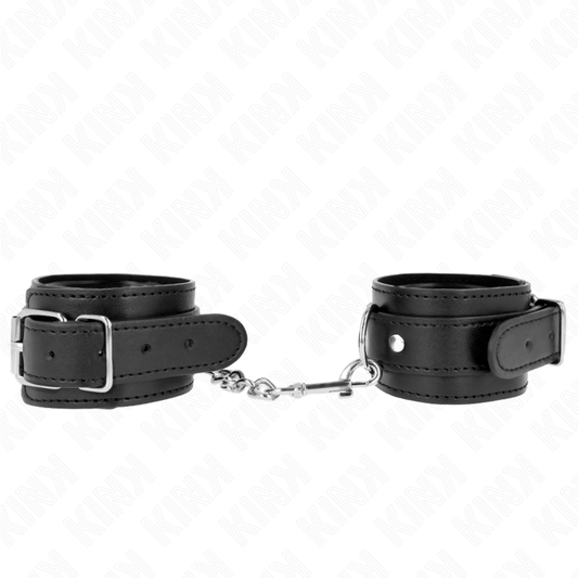 KINK - THIN WRIST RESTRAINTS BLACK ADJUSTABLE 21-33 CM - 1